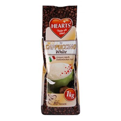 Hearts Cappuccino White 1kg