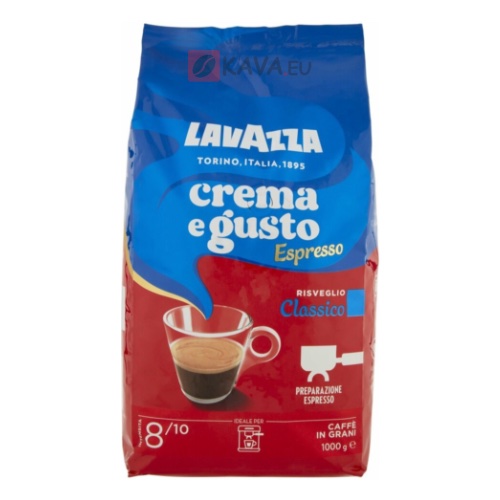 Lavazza Espresso Crema e Gusto zrnková káva 1kg