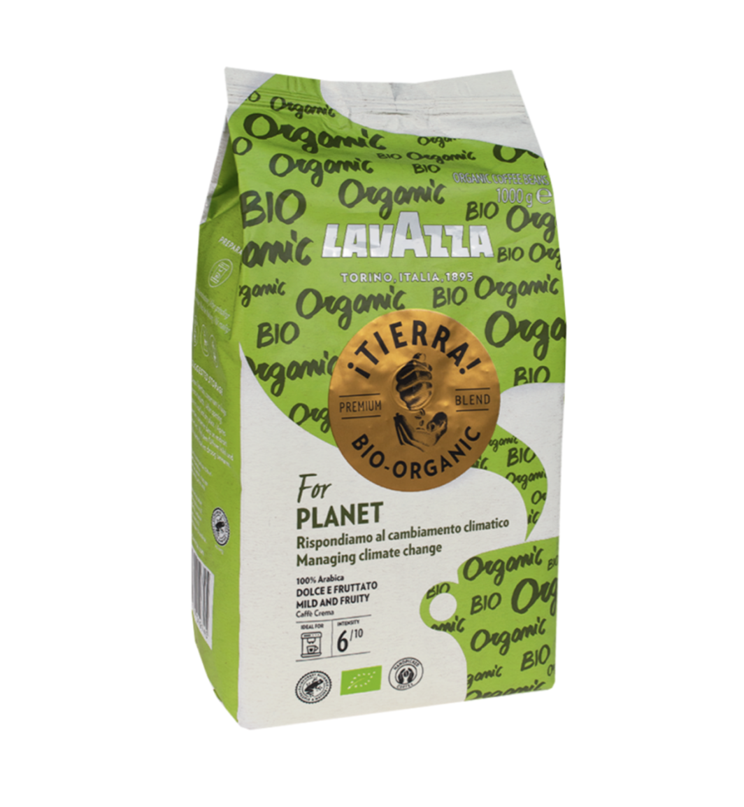 Lavazza Tierra Bio Organic zrnková káva 1kg