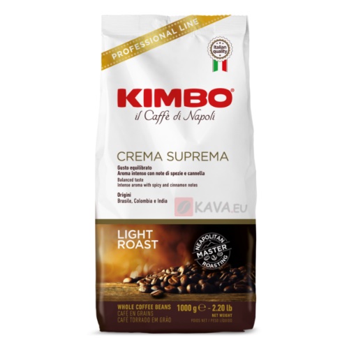 Kimbo Crema Suprema zrnková káva 1kg