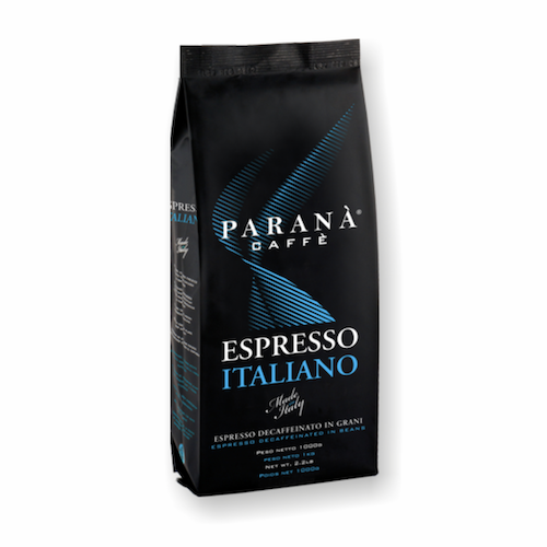 Parana Espresso Italiano DECAFFEINATO zrnková káva 1kg